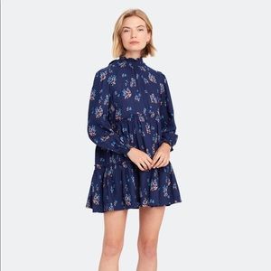 Free People Petit Fours Smock Neck Mini Dress